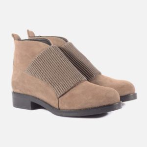 Low heel ankle bootie